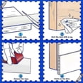 thumbnail image 5 of 2 Pack Self-Adhesive Door Draught Excluder Tape, Weather Stripping Soundproof Seal Strip, 5 of 5