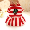 thumbnail image 3 of SPRING PARK Puppy Round Neck Stripes Design Tutu Skirt Dog Dress Pet Cute Small Dog Skirt Dress, 3 of 7