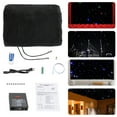 thumbnail image 3 of LED Stage Backdrop LED Stage Starry Sky Cloth with Controller Foldable LED Star Curtain, 3 of 12