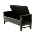 thumbnail image 4 of Inspired Home Banc de Rangement Megalan avec Clous Argentés Moderne, 4 of 8
