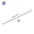 thumbnail image 2 of 2Pack M6 x 250mm Fully Threaded Rod with 4 Pack Hex Nuts, 1.25mm Thread Pitch 304 Stainless Steel, 2 of 6