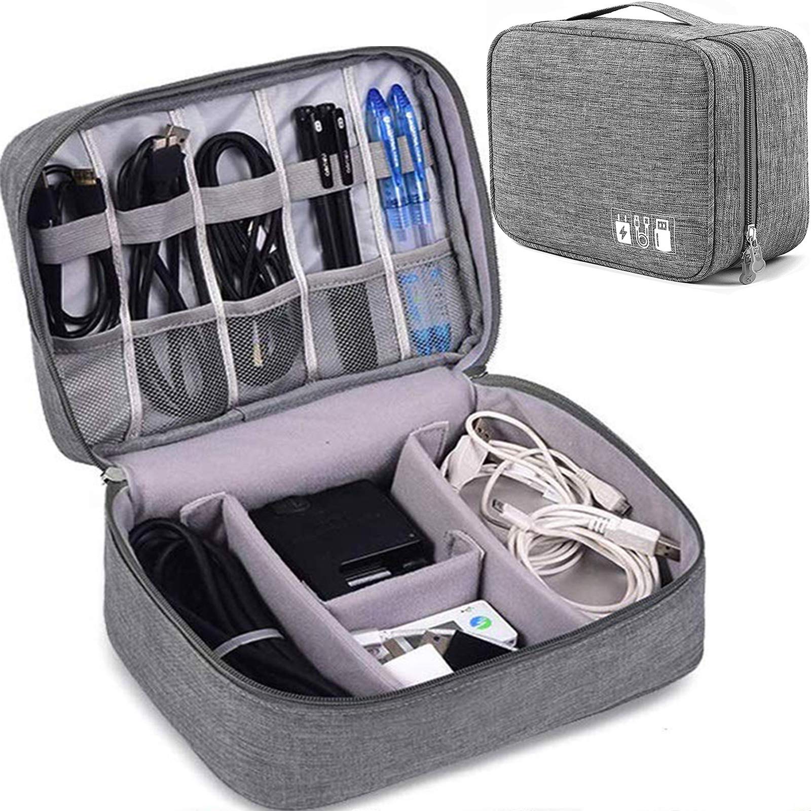 XUANYIElectronic Organizer Case, Portable Electronic Organizer Travel
