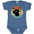 thumbnail image 3 of Inktastic Drum Set Retro Drummer Sunset Boys or Girls Baby Bodysuit, 3 of 5