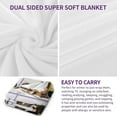 thumbnail image 3 of Personalised Blanket,Custom Blanket with Words Picture Collage Customized Blankets, Birthday Souvenir Gifts Personalized Throw Blanket for Father, Mom, Kids, Dogs, Friends or Lover 31" X 47", 3 of 6