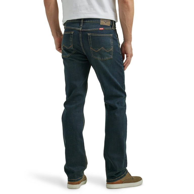 Men's jeans wrangler slim fit high-waisted denim stretch store