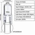 thumbnail image 3 of 12-pcs 50w Gy6.35 / G6.35 Halogen Dimmable, 12v Bi-pin Base T4 G6.35 820lm (PrettyJ), 3 of 5