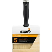 Olympic China Bristle Blend Block Deck Brush for All Stain Types, 5 inch