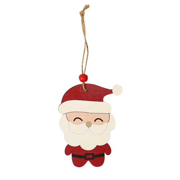 Vikakiooze 2022 Christmas Wooden Pendant Hollow Painted Pendant Christmas Tree Decoration DIY Ornaments Christmas Decorations