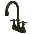 thumbnail image 1 of Kingston Brass KS2495KX 4 Inch Center Bar Faucet - Oil Rubbed Bronze, 1 of 2