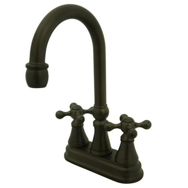 Kingston Brass KS2495KX 4 Inch Center Bar Faucet - Oil Rubbed Bronze