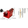 thumbnail image 4 of Pocket hole jig system Angle locator for carpentry work Adjustable compact saw drill guide for woodworking and faux furniture making, 4 of 5