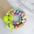 thumbnail image 4 of Biezeib Easter Egg Wreath for Front Door Artificial Wreath Easter Decor for Indoor Outdoor Porch, 4 of 6