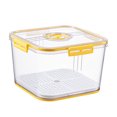 thumbnail image 1 of HEVIRGO Récipient de Stockage Alimentaire Forme Carrée Design Scellé Anti-Humidité en Plastique pour Cuisine et Garde-Manger, 1 of 11
