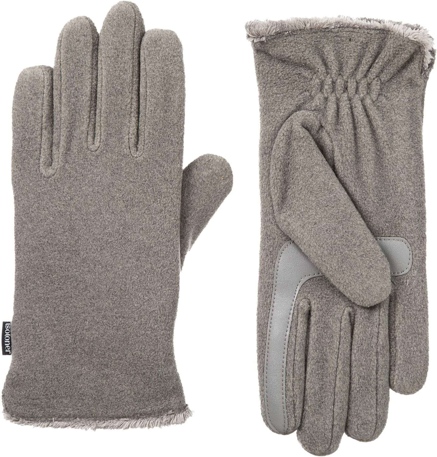 Gants Polaire Stretch Isotoner Pour Femme - Chauffants, Antidérapants Et Compatibles écrans Tactiles