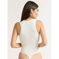 thumbnail image 2 of Joyspun Women's Slimming Seamless Sleeveless Bodysuit, 2-Pack, Sizes S-3X, 2 of 11