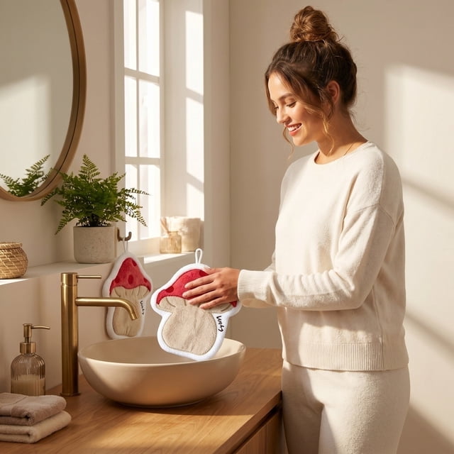 Toalla de Mano de Forro Polar Corals: Toalla de Cocina Absorbente de Secado Rápido para Colgar En La Pared, Ideal para Secarse Las Manos En El Baño o Limpiar La Cara de Los Niños.