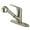 Nickel, variant on Kingston Brass KS888SN Wyndham Single-Handle 1-Hole Deck Mount Pull-Out Sprayer Kitchen Faucet in Brushed Nickel