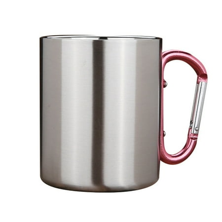 

Wanwan 360ml Portable Outdoor Stainless Steel Water Cup Coffee Tea Mug with Handle