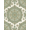 Green, Pattern 17, variant on Design&I 8'x10' Washable Area Rug Circle Ornate Scroll Border Dining Table Alfombra Round Vintage Refined for Living Room, Family Extra Large Skid-Resistant Low Profile