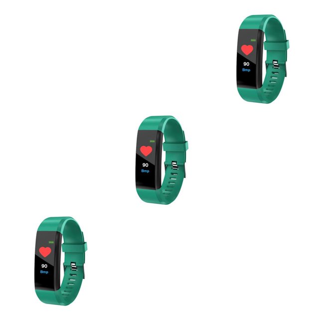 Kearding inteligente Bluetooth Reloj impermeable Deporte Sangre Oxígeno cardíaco electrónica, Verde Type1 NO1