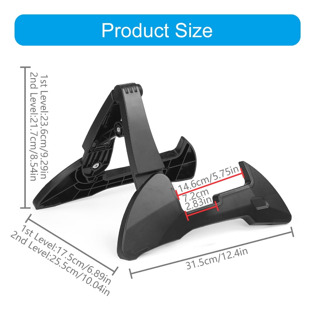 Miiottaa Sturdy Plastic Guitar Violin Pipa Stand Adjustable Space Saving Storage Solution
