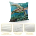 thumbnail image 4 of GOSMITH  Sea Turtle Body Pillow Cover Coastal Ocean Nautical Animal Underwater Marine Aqua Blue Case Protector with Zipper Decorative Soft Large Cases Covers Cushion for Bed,Couch, 4 of 5