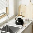 thumbnail image 4 of MaxGear Tea Kettle Stovetop, Whistling Tea Kettles for Stove Top Food Grade Stainless Steel Teapot Kettle 2.5 Liter Black, 4 of 8