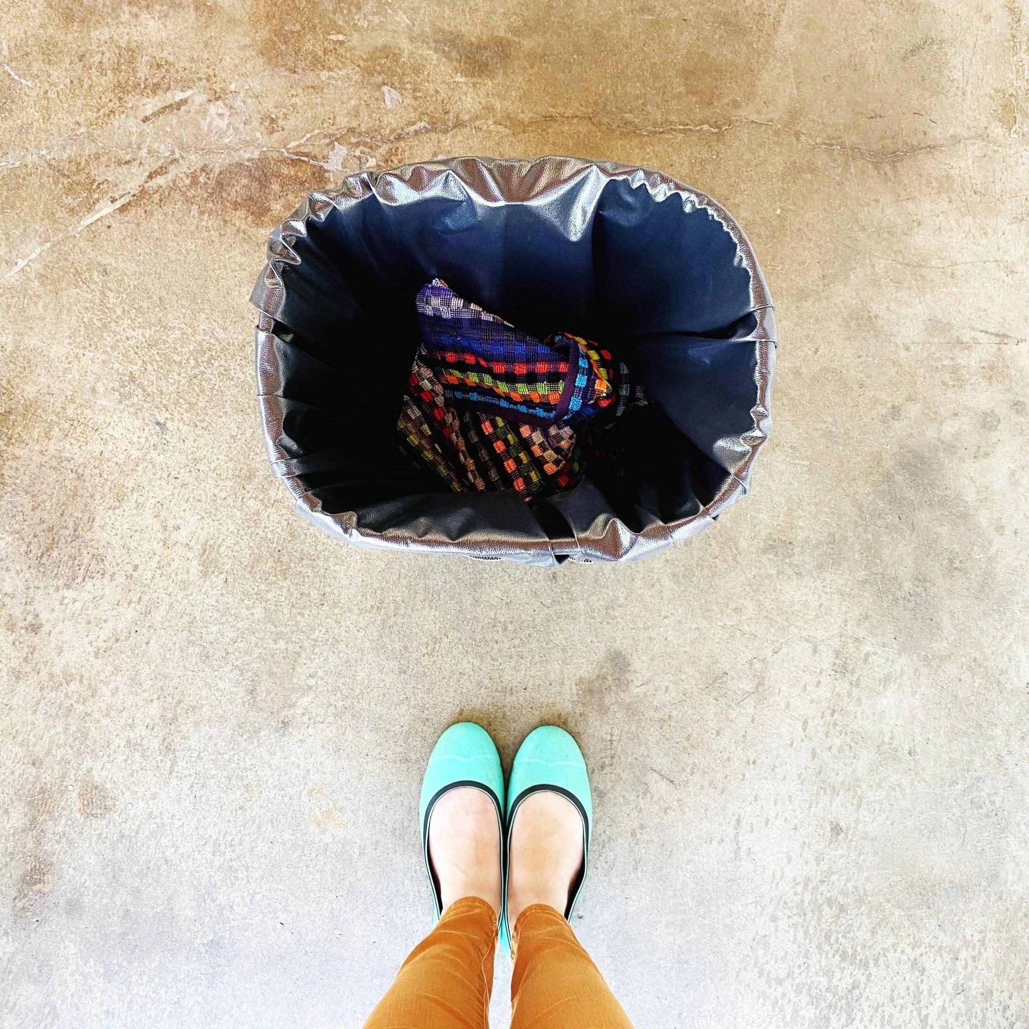 Marley’s Monsters Washable Pail Liner - Reusable Trash or Recycling Bag