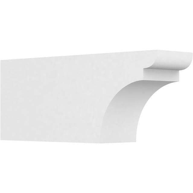 Ekena Millwork RFTP05X08X20YOR 8 x 5 x 20 Po Standard Yorktown Architecture Grade PVC Chevrons Queue