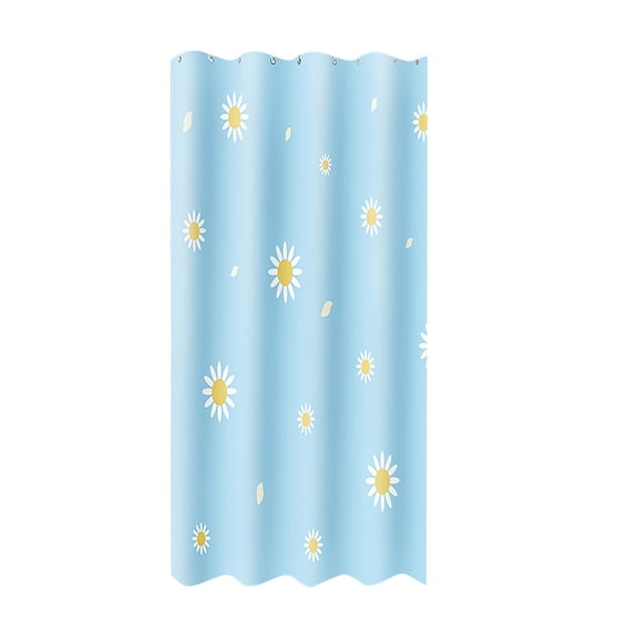 Giyblacko Shower Curtain Waterproof Fabric Shower Curtain Or Polyester Soft Cloth & Hotel Quality Machine Washable White Shower Curtain Liner For Bath Tub