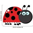 thumbnail image 2 of Wallmonkeys Ladybug Character Peel and Stick Wall Decals WM178673 (24 in W x 17 in H), 2 of 4