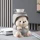 thumbnail image 1 of Estatuilla creativa de resina para decoración del hogar Perfecl Figura de oso gris, 1 of 8