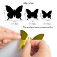 thumbnail image 2 of 48 piezas DIY Espejo Mariposa combinación 3D Mariposa Pared Calcomanía Arte Decoración de Pared, 2 of 5