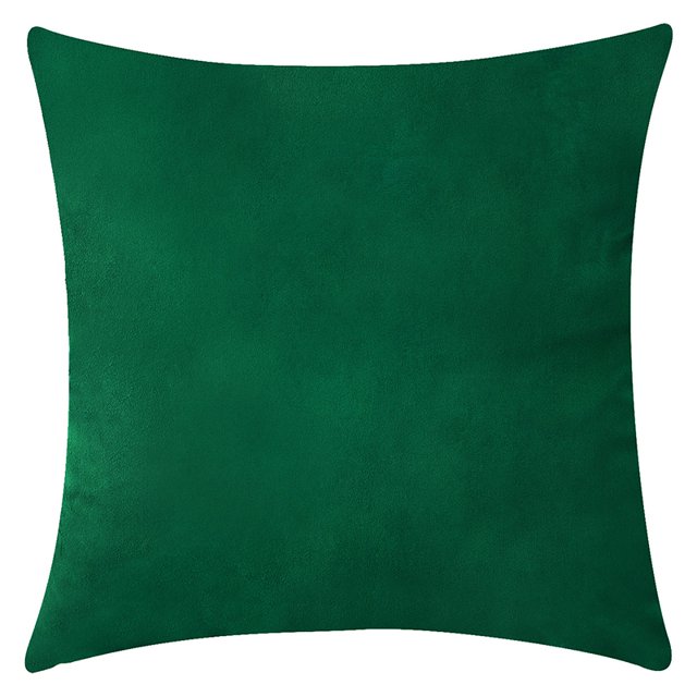 Coofit Housse de Coussin en Velours Simple Mode Confortable Taie d'Oreiller Carrée