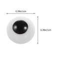 thumbnail image 4 of 200pcs DIY Plastic Simulation Eyes DIY Manual Toy Materials DIY Doll Supplies, 4 of 6