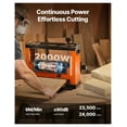 thumbnail image 4 of 13 Inch Thickness Planer - 2000W Power Benchtop Wood Planer, 23500 RPM 3-Blade, Dual Feed, Overload Protection for Hard & Soft Woodworking, 4 of 8