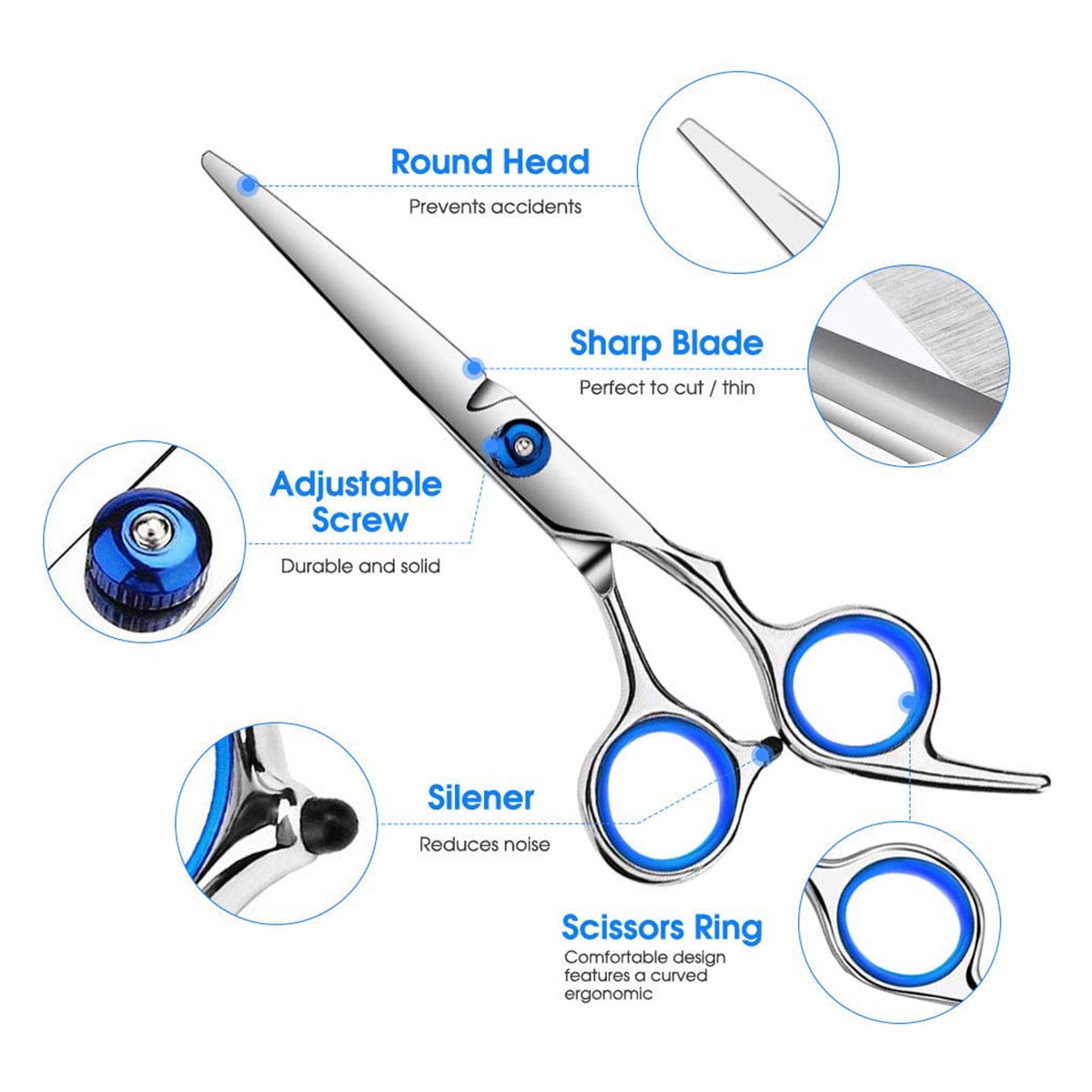 Professional Barber/Salon Razor Edge Hair Cutting Scissors/Shears