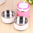 thumbnail image 3 of YLSHRF Stainless Steel Easy To Carry Food Storage Box, Lunch Storage Box, 1-3 Layer Food Container, For Home School Office Camping, 3 of 8