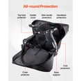 thumbnail image 3 of VEVOR Bike Travel Bag, Road Bike Bag Road Bicycle Storage Carry with TSA Lock & Dual Zipper, Black Bicycle Case Wheelbase 37-42 in for Air Travel, Outdoor Use, Airplane, Car, Train, Subway Transport, 3 of 9