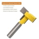 thumbnail image 4 of T-Slot Cutter and T-Slot Cutter 8mm Shank Professional Straight Cutting Tool for Woodworking, 4 of 4