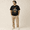 Black B, variant on Men's Black Crew Neck Graphic T Shirt Sun Washed Citrus Days Slow Living Summer Casual Tee