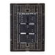 thumbnail image 3 of Placa Armada Inoxidable Con 2 Apagadores Sencillos Y 1 Contacto De Un Modulo Igoto gris oscuro Igoto INOX, 3 of 3