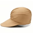 thumbnail image 3 of YTCAMLO Women's Outdoor Sports Hat Breathable Twisted Ruched Ponytail Sun Visor Cap Breathable Stretchy Casual Summer Beach Hat, 3 of 4