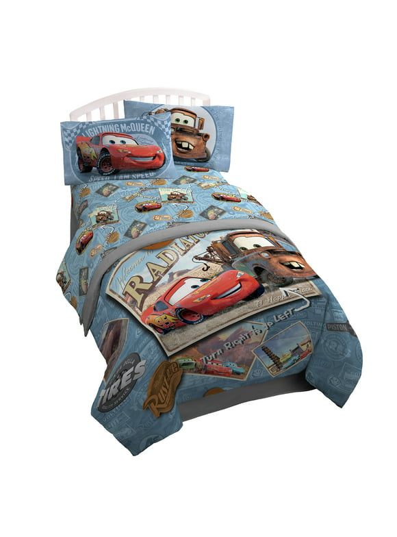 Disney/Pixar Cars Tune Up 4 Pieces Polyester Sheet Set, Full Size