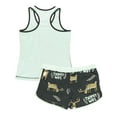 thumbnail image 4 of LazyOne Matching Pajamas for Women, Cute Pajama Shorts and Tank Top Set (Trophy Wife, Medium), 4 of 7
