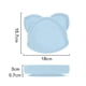 thumbnail image 2 of Silicone Baby Food - Spill Proof Sticky Non Slip Stay Put Tray - Perfect for Travel, 2 of 5
