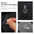 thumbnail image 5 of STRANDCHIC 8 Pcs Adhesive Picture Hangers Plastic Transparent Home Decor Indoor Use, 5 of 5