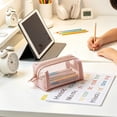 thumbnail image 7 of Dalxymotic Transparent Mesh Pouch, Mini Portable Storage Bag, Lightweight Cosmetic Organizer, See-Through Toiletry Pouch, Small Portable Travel Organizer for Bathroom, Office, Desk, 7 of 7