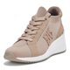 thumbnail image 1 of Zapatillas DKNY Kasia con cuña y cordones color ceniza para mujer talla 9, 1 of 4