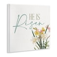 thumbnail image 2 of He Is Risen Religious Easter Holiday Flower Blossoms Wall Plaque Art, 12 x 12, By Kim Allen, 2 of 6